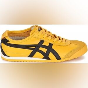 Onitsuka Tiger by Asics Gold and Black Sneakers
